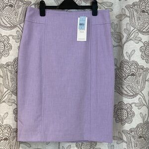 Ann Taylor Lilac Purple Pencil Skirt Size: 10P